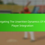 Navigating The Unwritten Dynamics Of New Player Integration