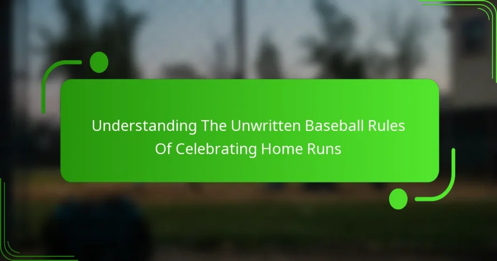 Understanding The Unwritten Baseball Rules Of Celebrating Home Runs
