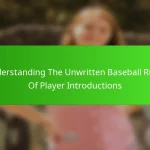 Understanding The Unwritten Baseball Rules Of Player Introductions
