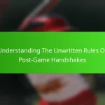 Understanding The Unwritten Rules Of Post-Game Handshakes